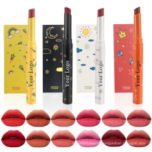 beauty makeup 3pcs set Waterproof Long Lasting Non-stick Matte lipstick with packaging